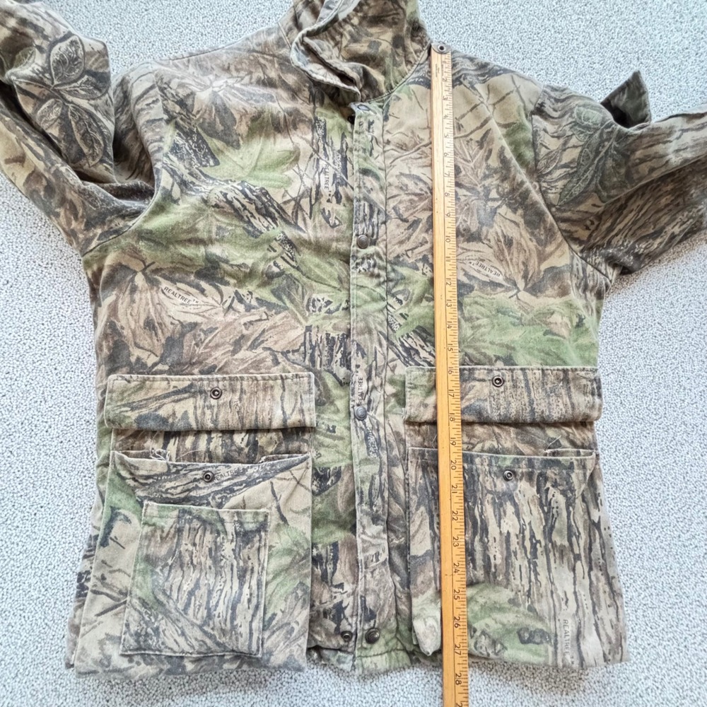 10X Realtree Camo Jacket Mens M Made in USA Insulated Hunting Outdoor Coat Hood - Picture 15 of 16